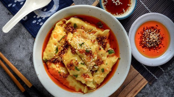 Resep Wonton Chili Oil, Makanan China yang Lagi Viral